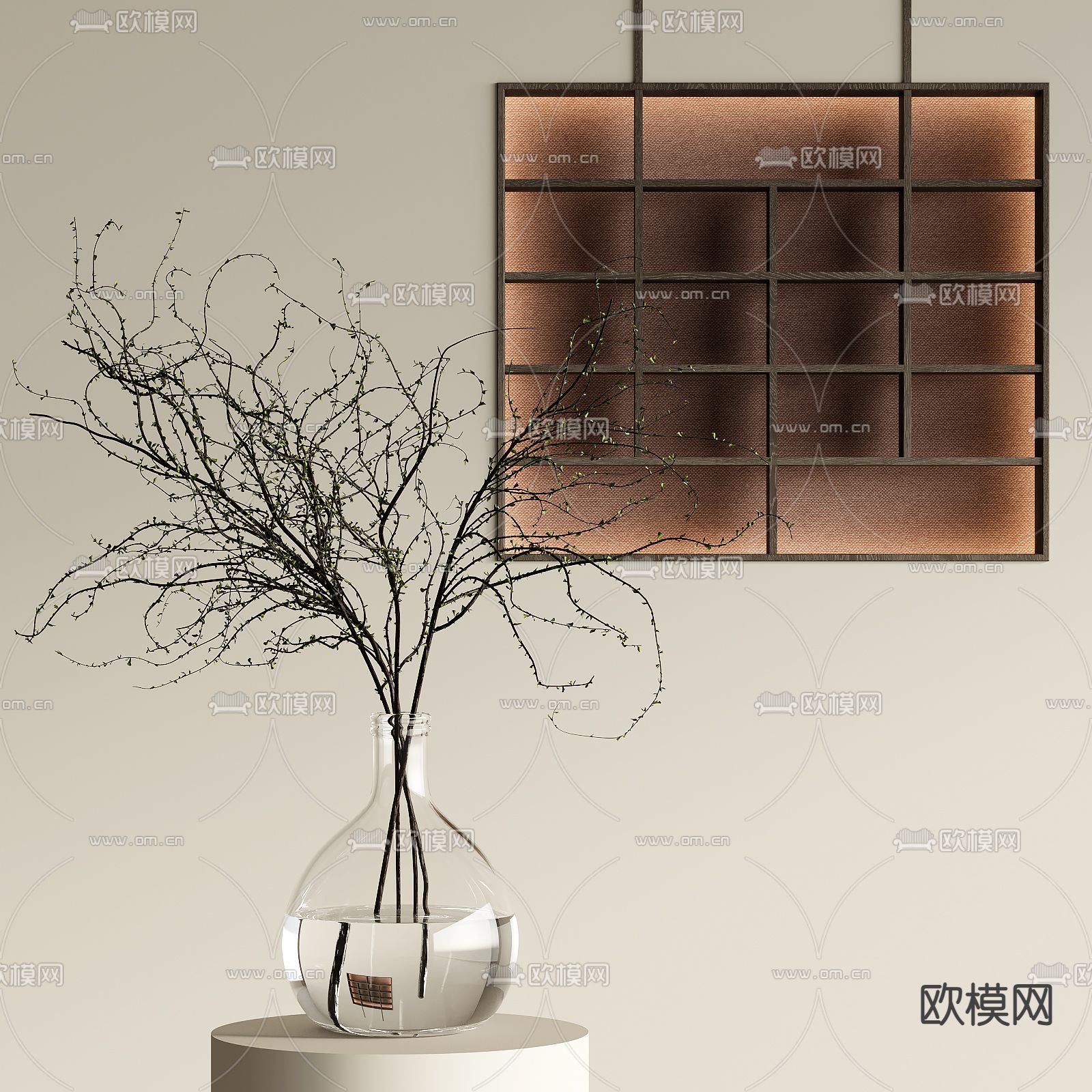 水生植物 水培绿植3d模型下载