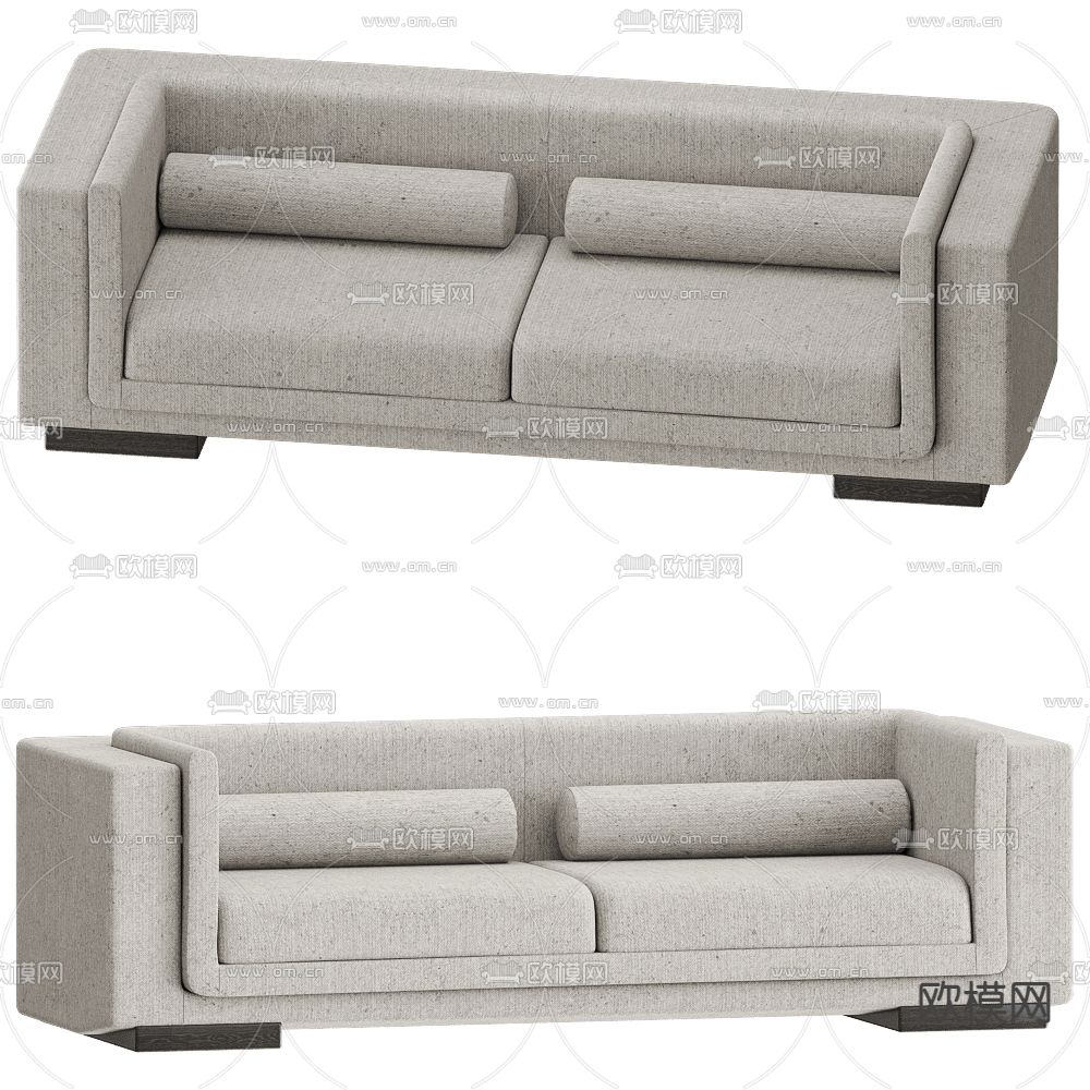 Anthea 双人沙发3d模型下载