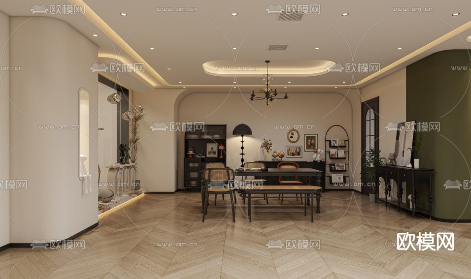 奢侈品专卖店 包包专卖店3d模型下载(渲染图3)