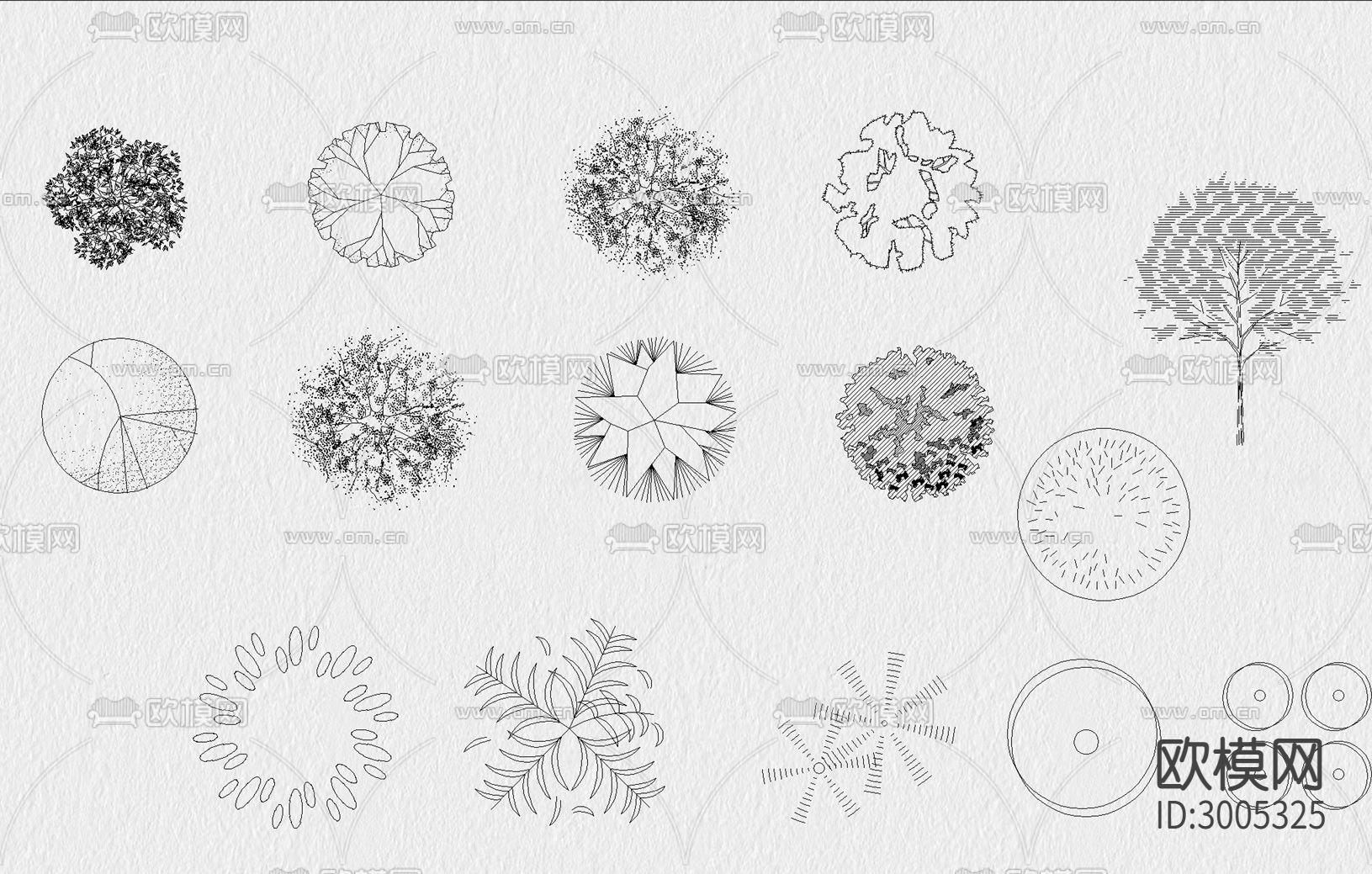景观 假山 石头 造景石头 岩石 园艺 石块 置石cad图库下载（渲染图3）