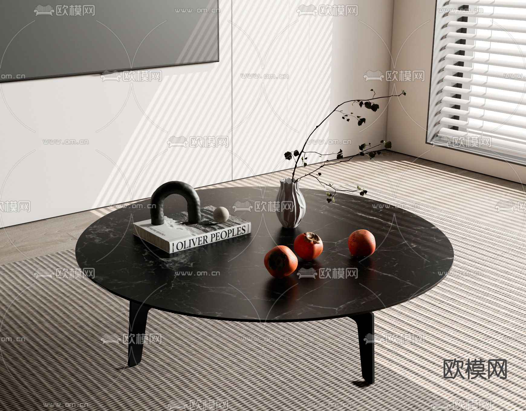 Poliform 茶几su模型下载（渲染图2）