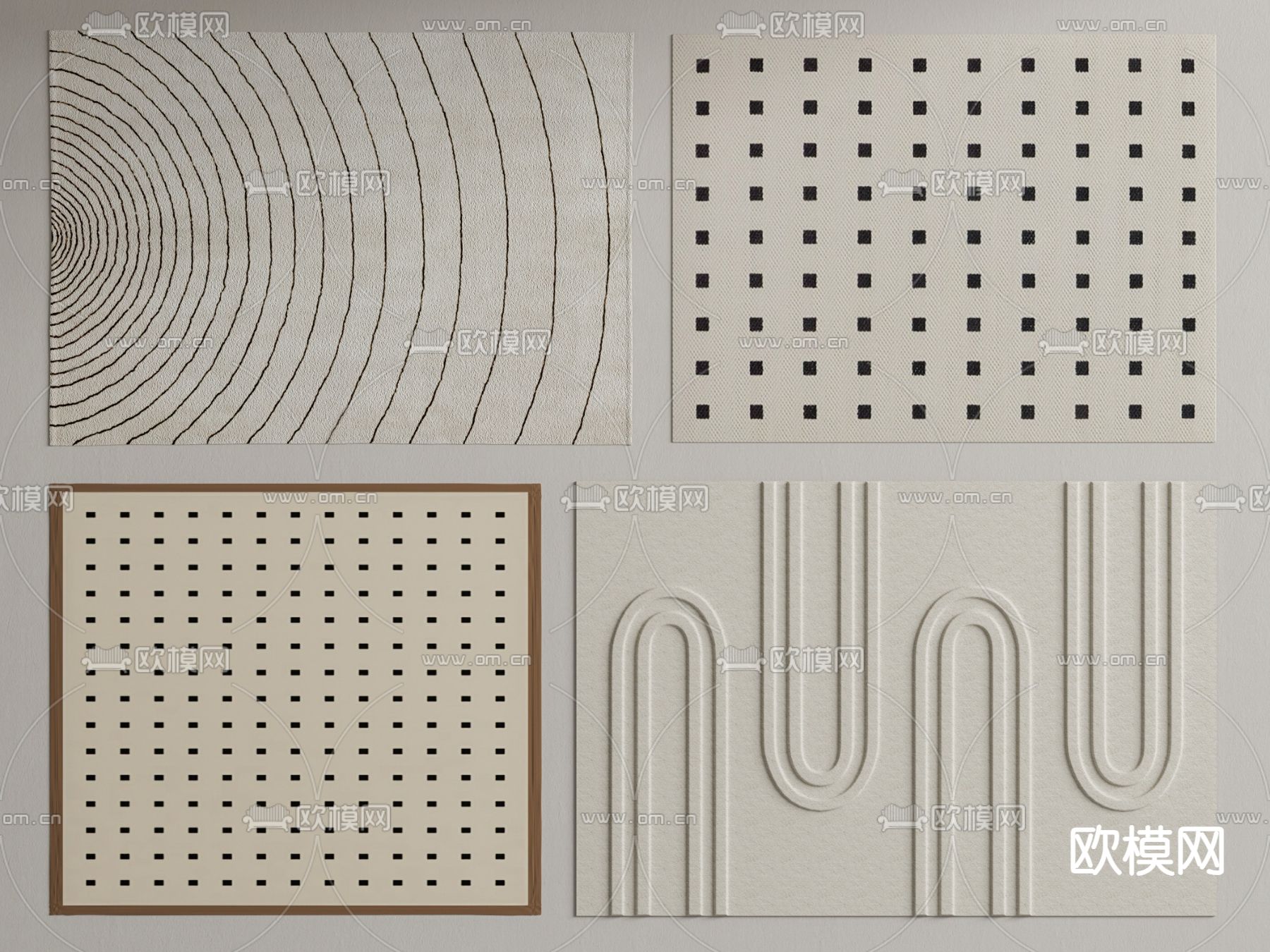法式地毯su模型下载（渲染图2）