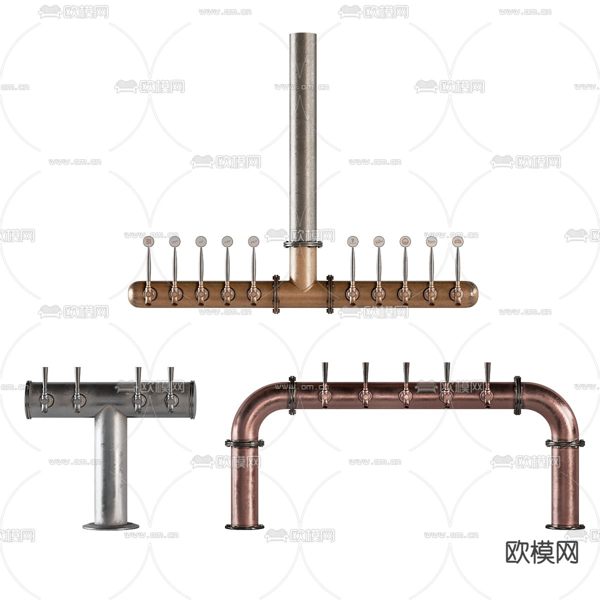啤酒机 酿酒机3d模型下载