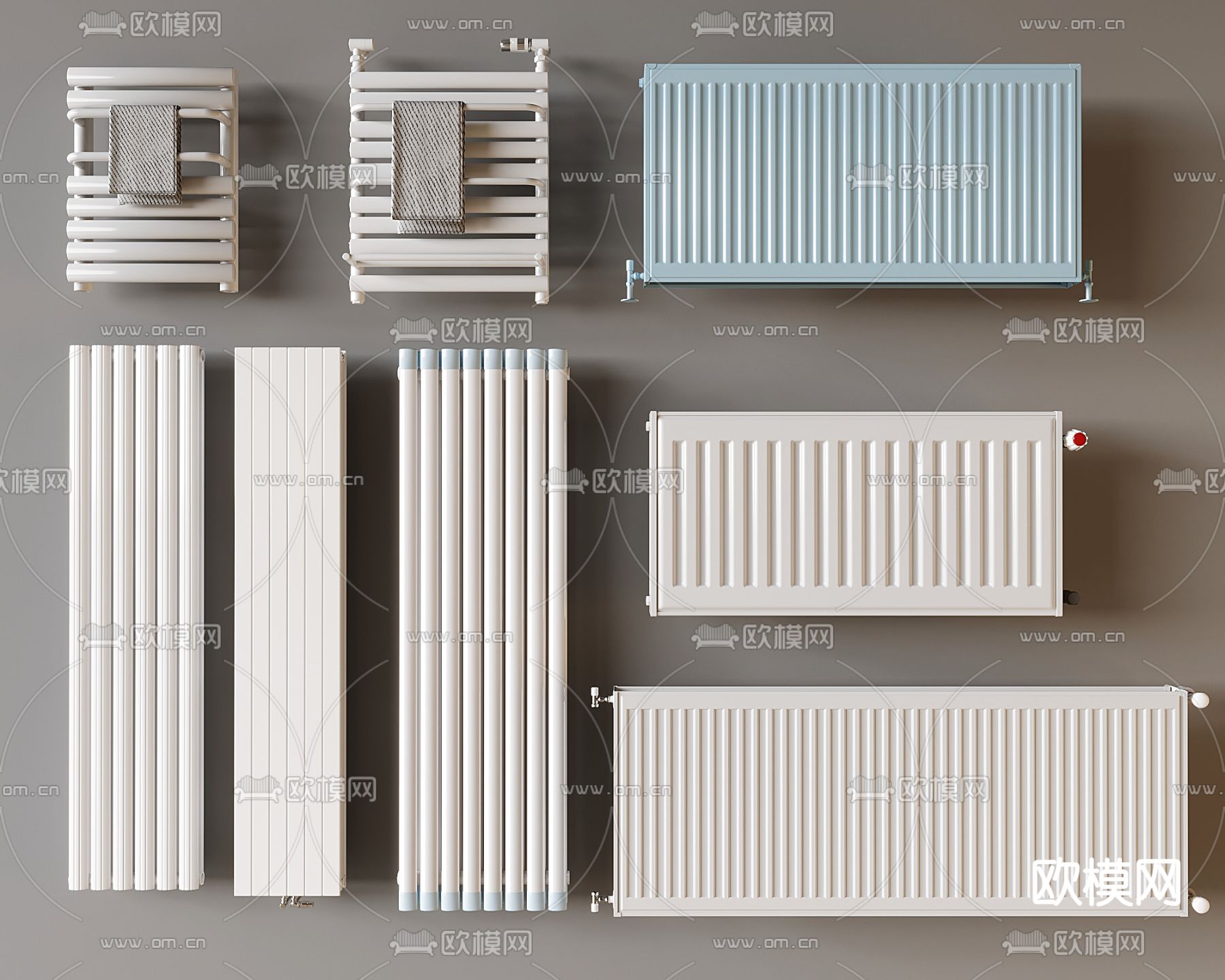 暖气片 取暖器 散热器3d模型下载
