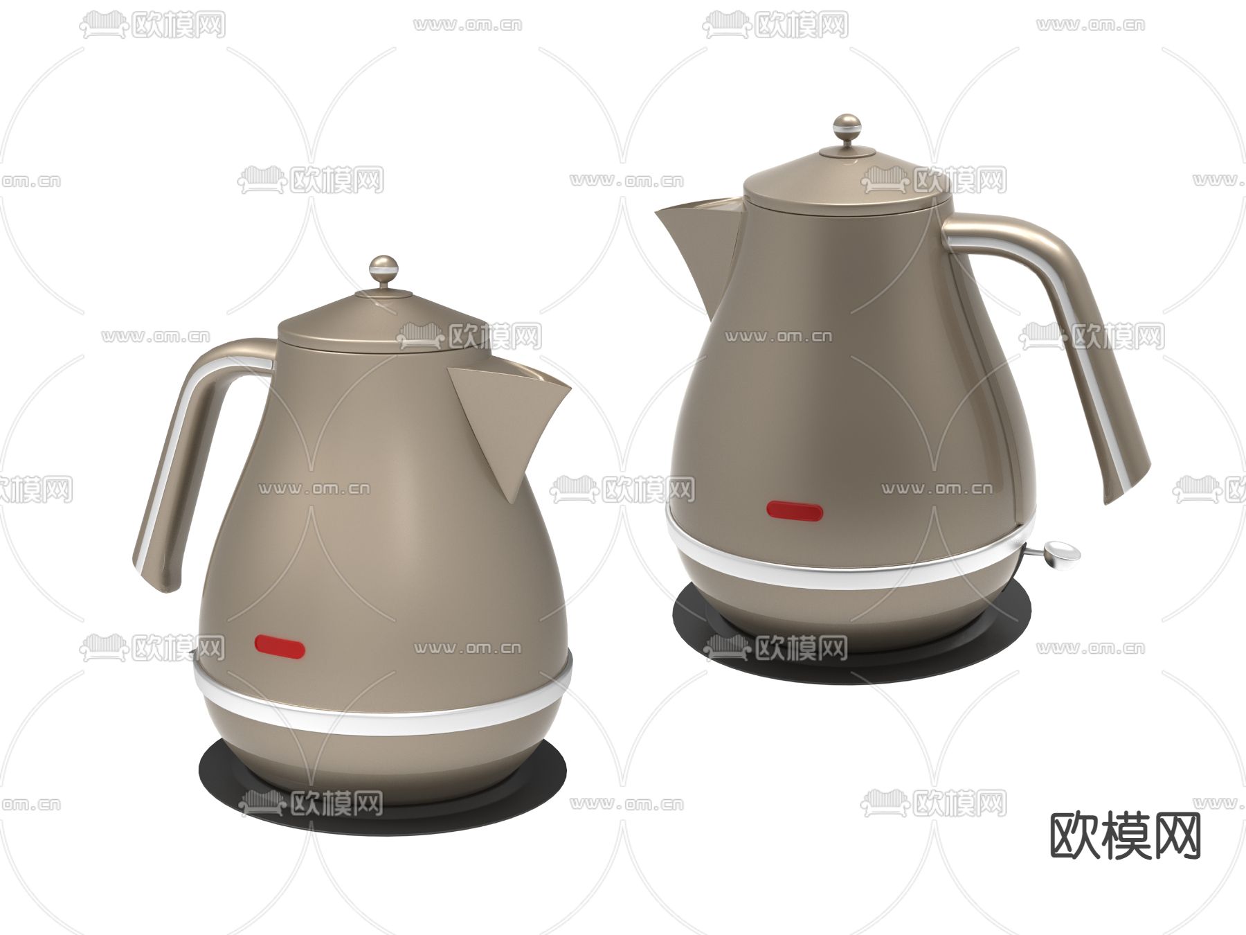 热水壶3d模型下载