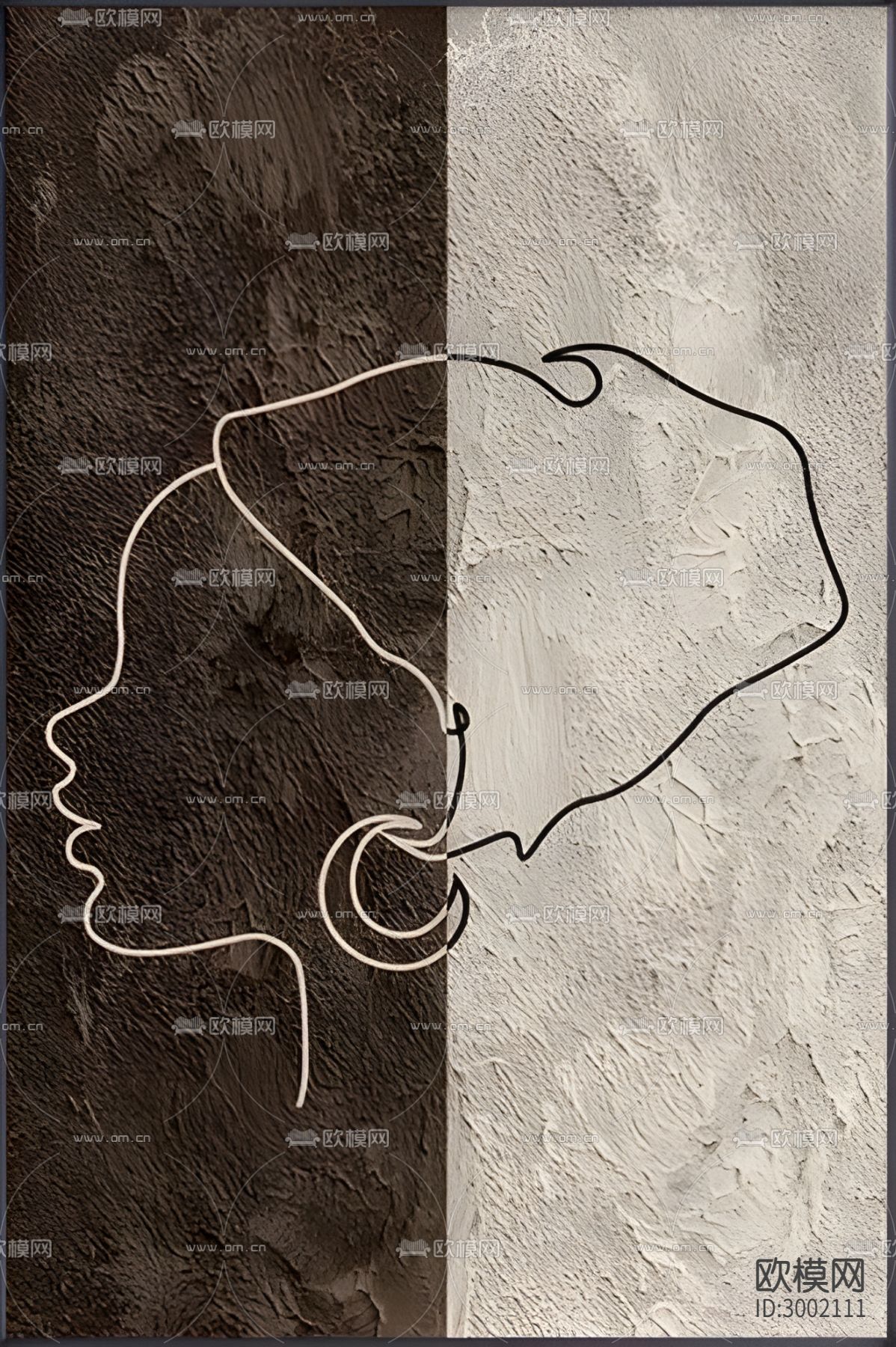 简约装饰画贴图下载