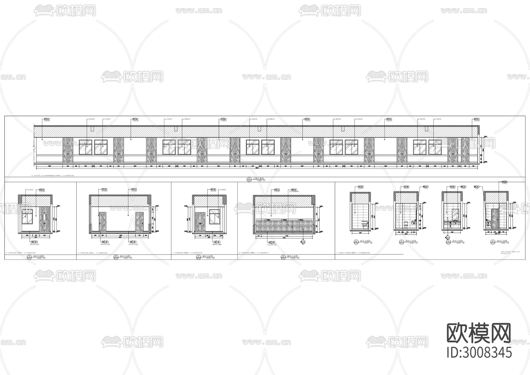 海东院区新增传染楼项目cad施工图下载（渲染图2）