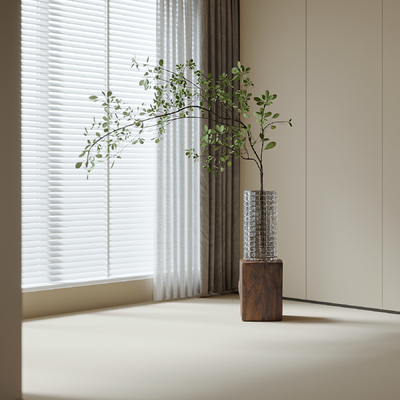  现代水生植物su模型 