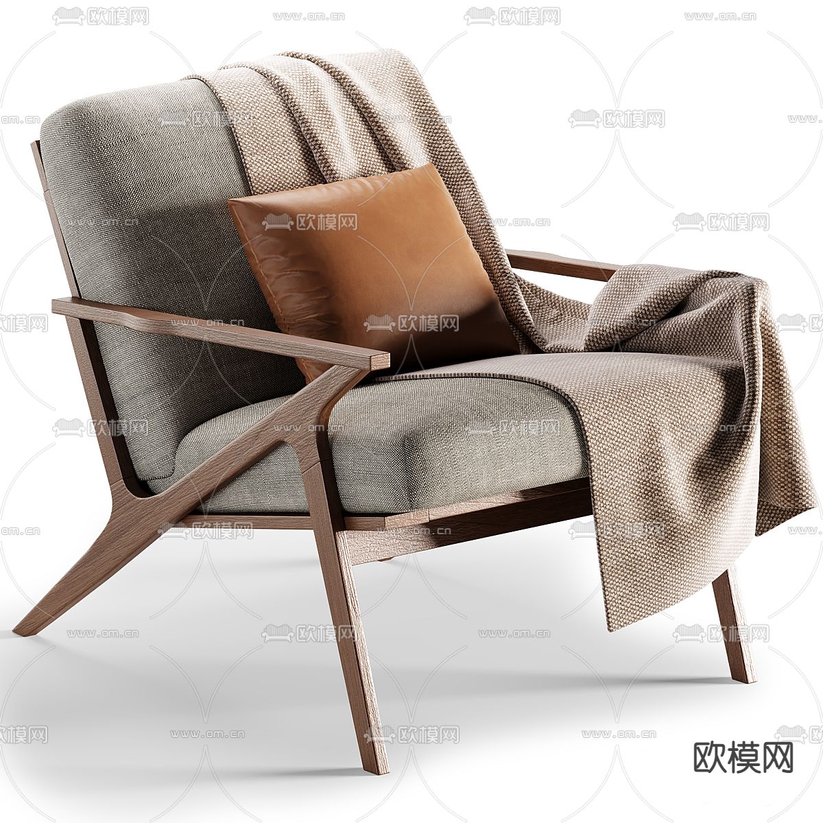 休闲椅 椅子免费3d模型下载