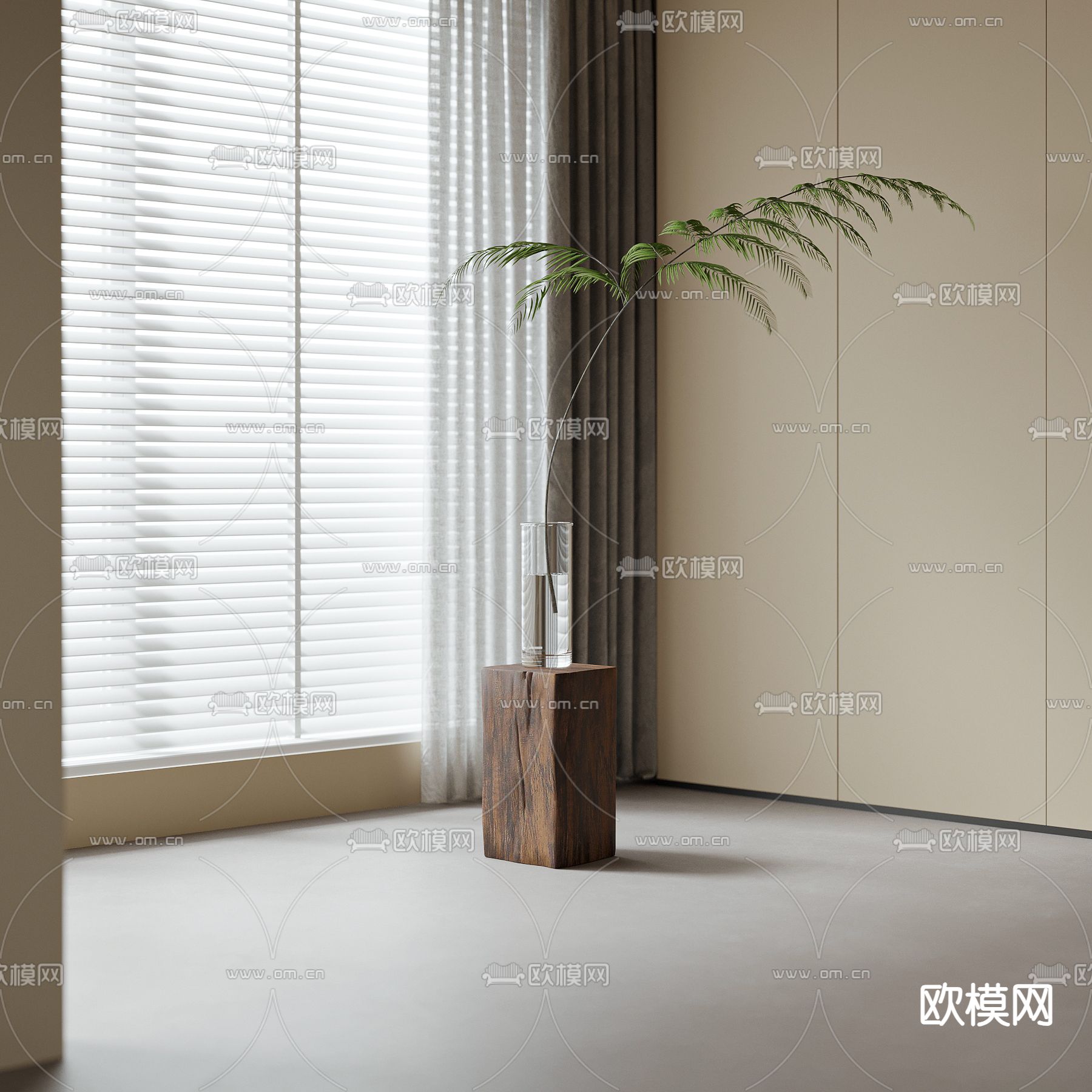 水生植物 水培绿植3d模型下载