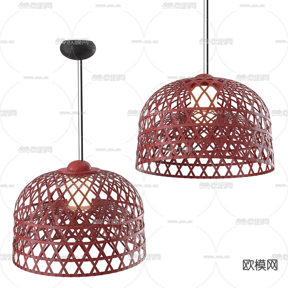 Moooi 编织吊灯3d模型下载