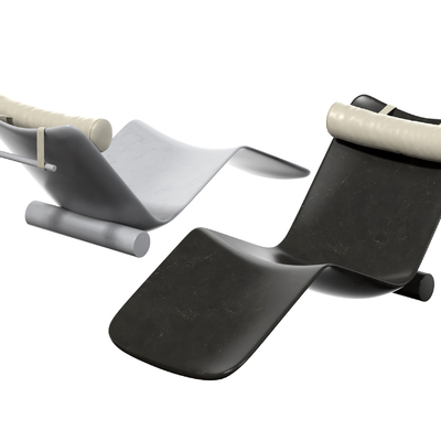  现代躺椅su模型 