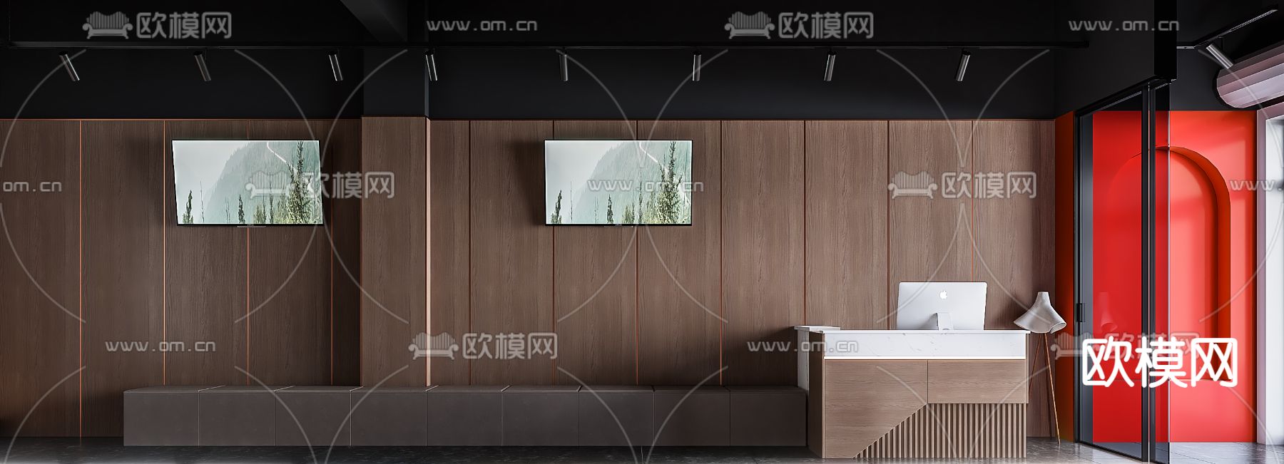 SPA护理房 推拿房 美容院3d模型下载（渲染图2）