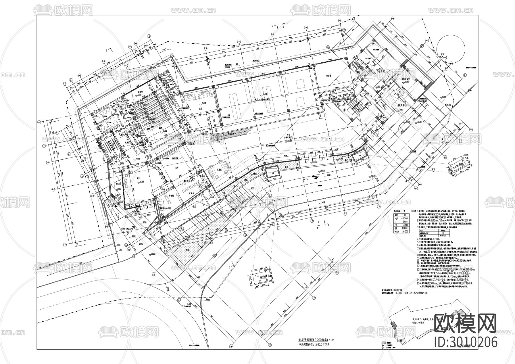 生物多样性保护中心科普基础设施建设项目cad施工图下载（渲染图5）