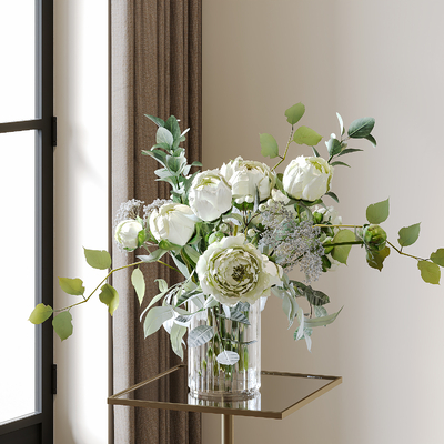 现代花瓶 花艺su模型