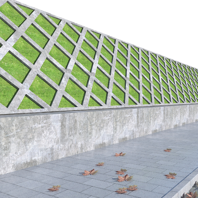 铰接式护坡 三角铰接式护坡su模型