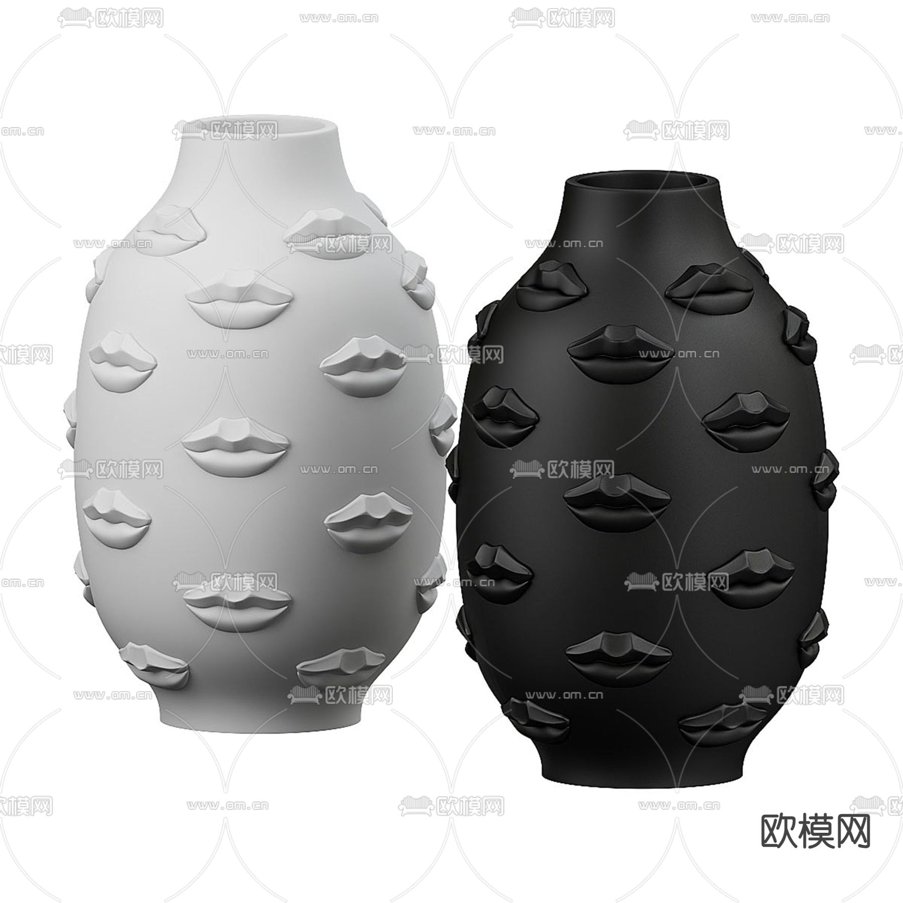 创意花瓶 陶罐3d模型下载