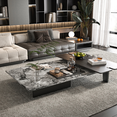  Minotti 茶几su模型 