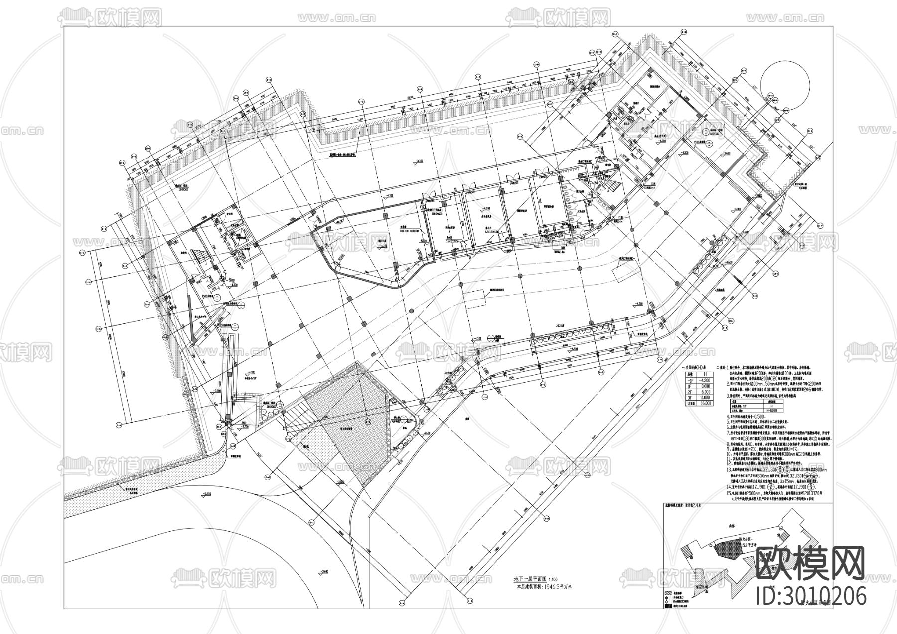 生物多样性保护中心科普基础设施建设项目cad施工图下载（渲染图1）