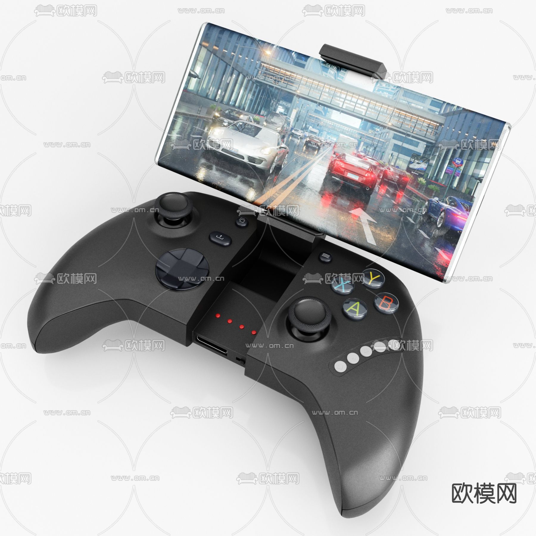 游戏手柄 主机 显示屏3d模型下载