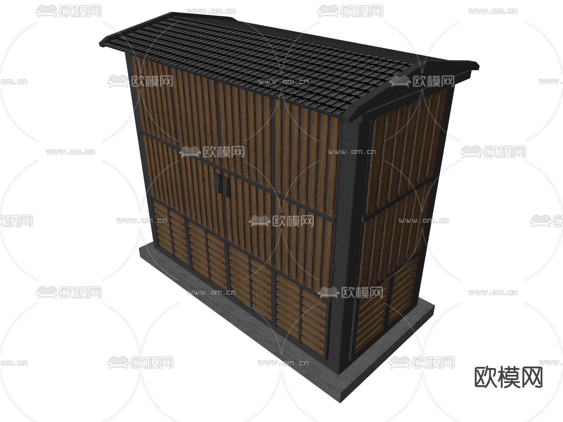 配电房su模型下载（渲染图1）