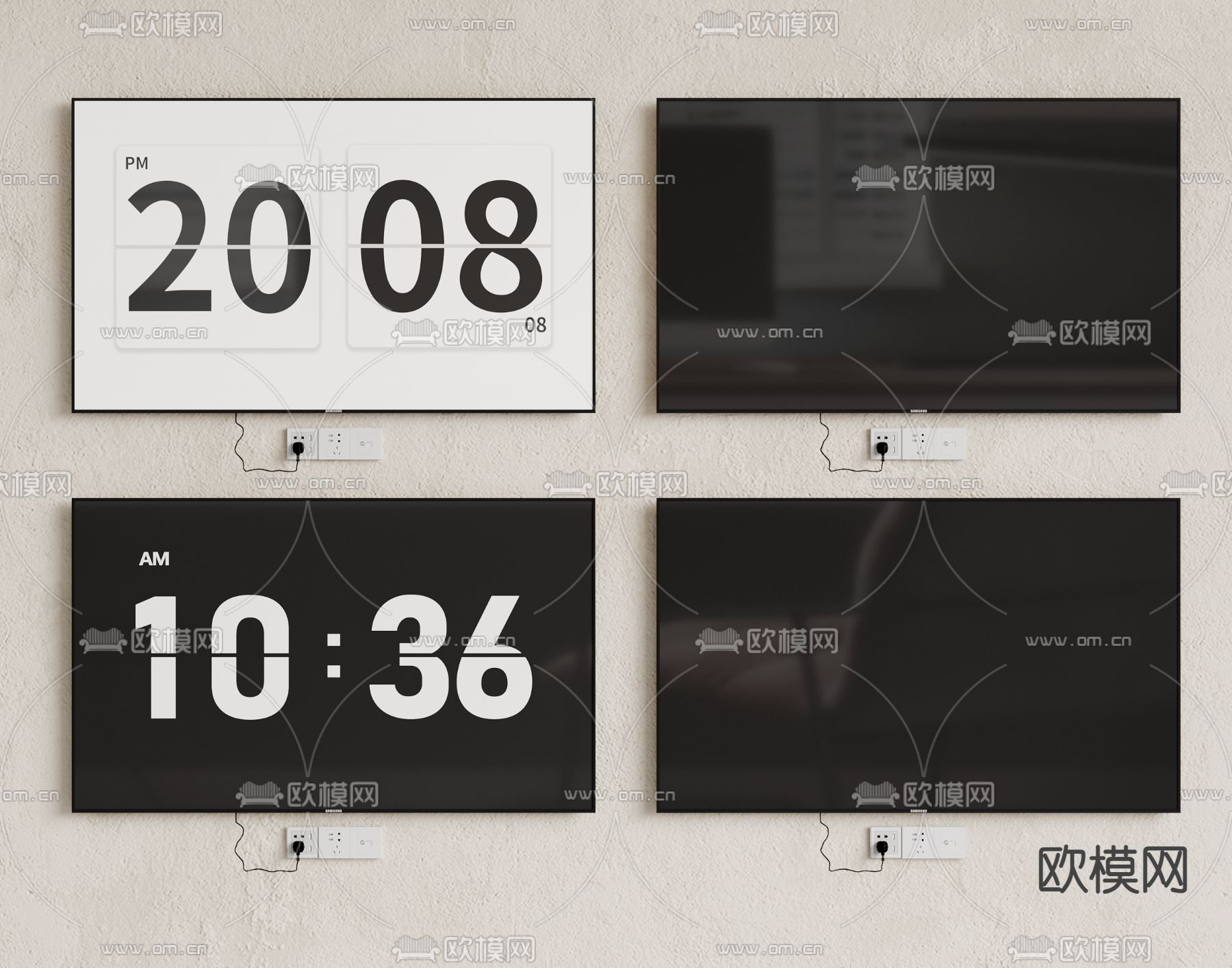 电视机 液晶电视 激光电视3d模型下载