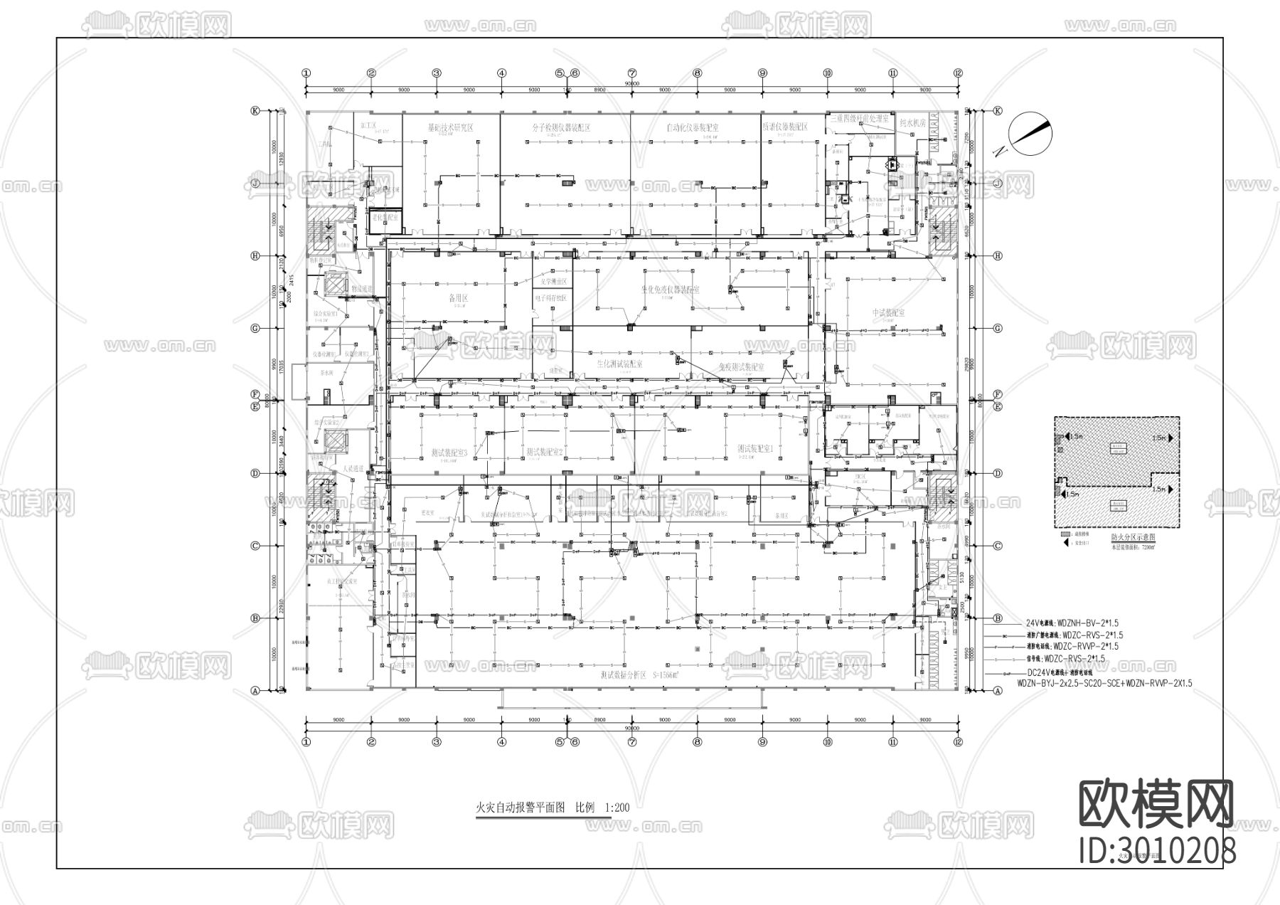 体外诊断仪器设备研发及产业化cad施工图下载（渲染图6）