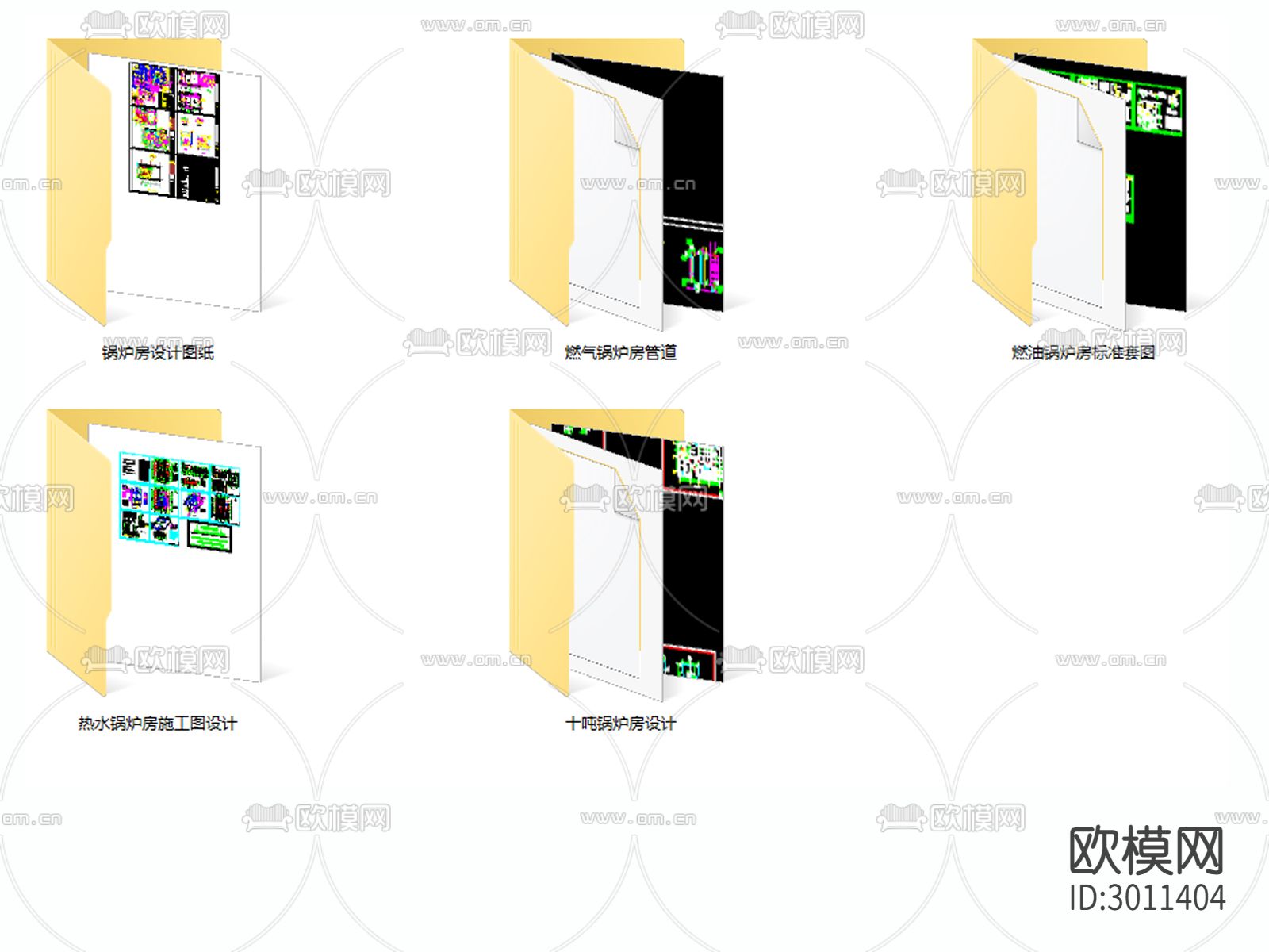 锅炉房cad施工图下载（渲染图3）