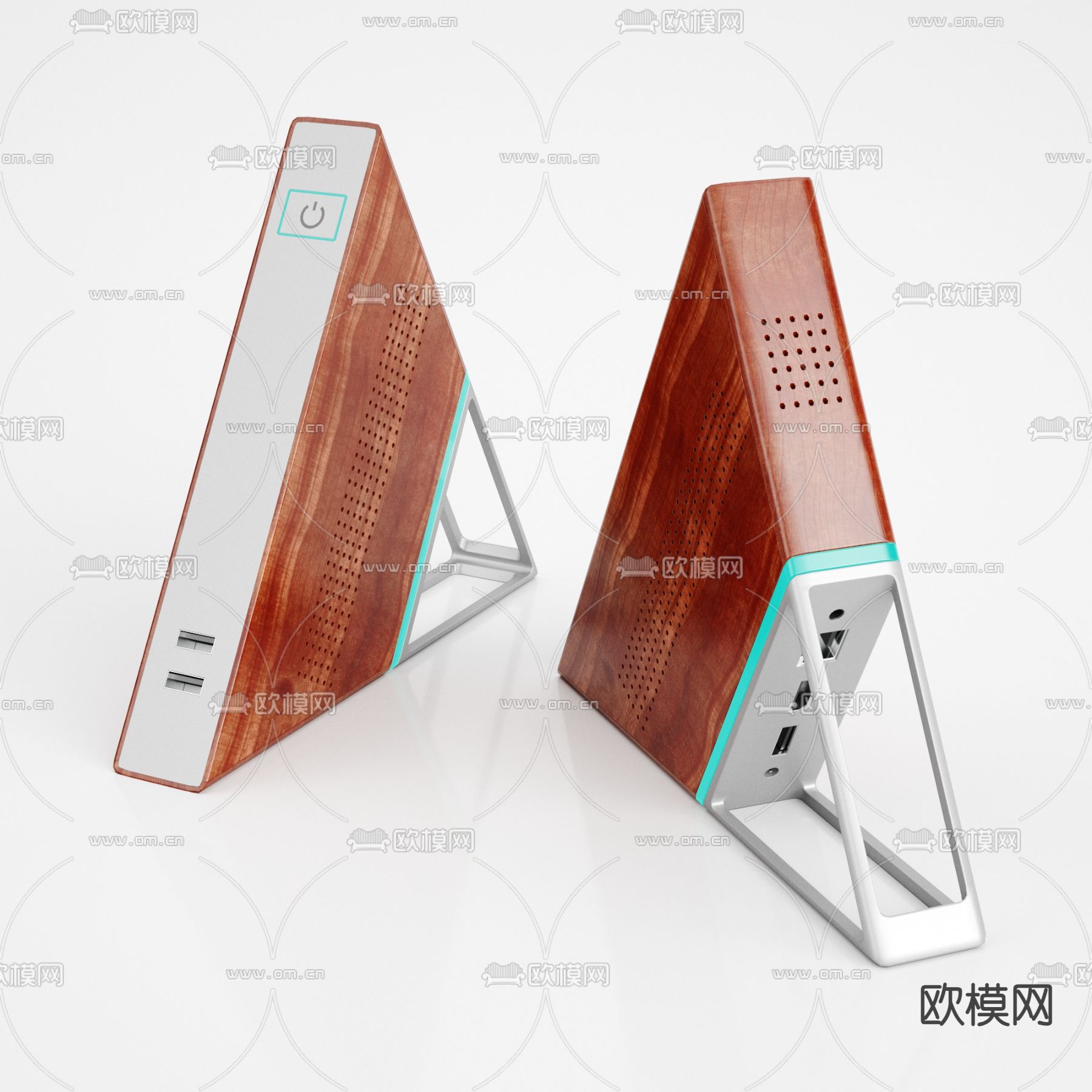 支架音响 智能音箱3d模型下载