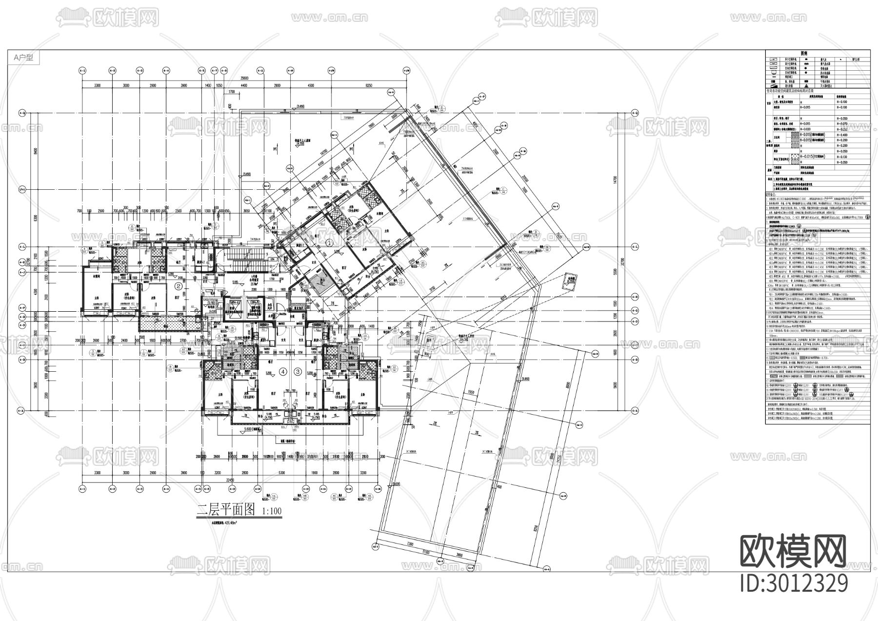 首开熙江玥庭项目cad施工图下载（渲染图7）