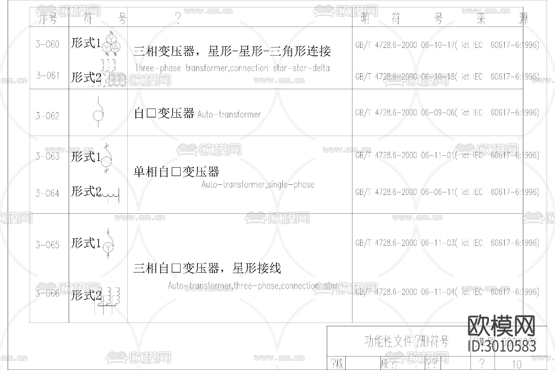电路 电气安装工程cad图库下载（渲染图8）