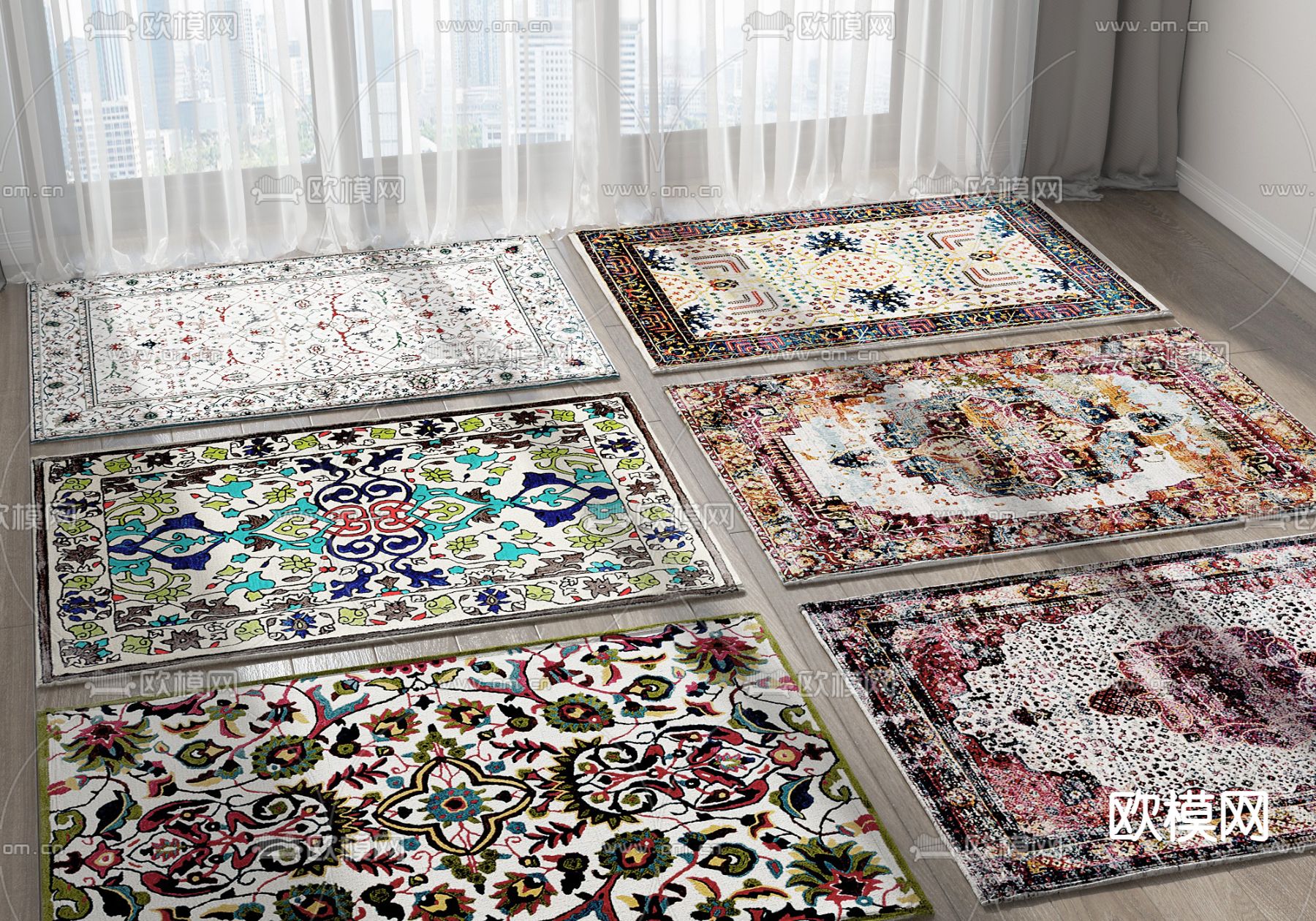 地毯 方毯3d模型下载