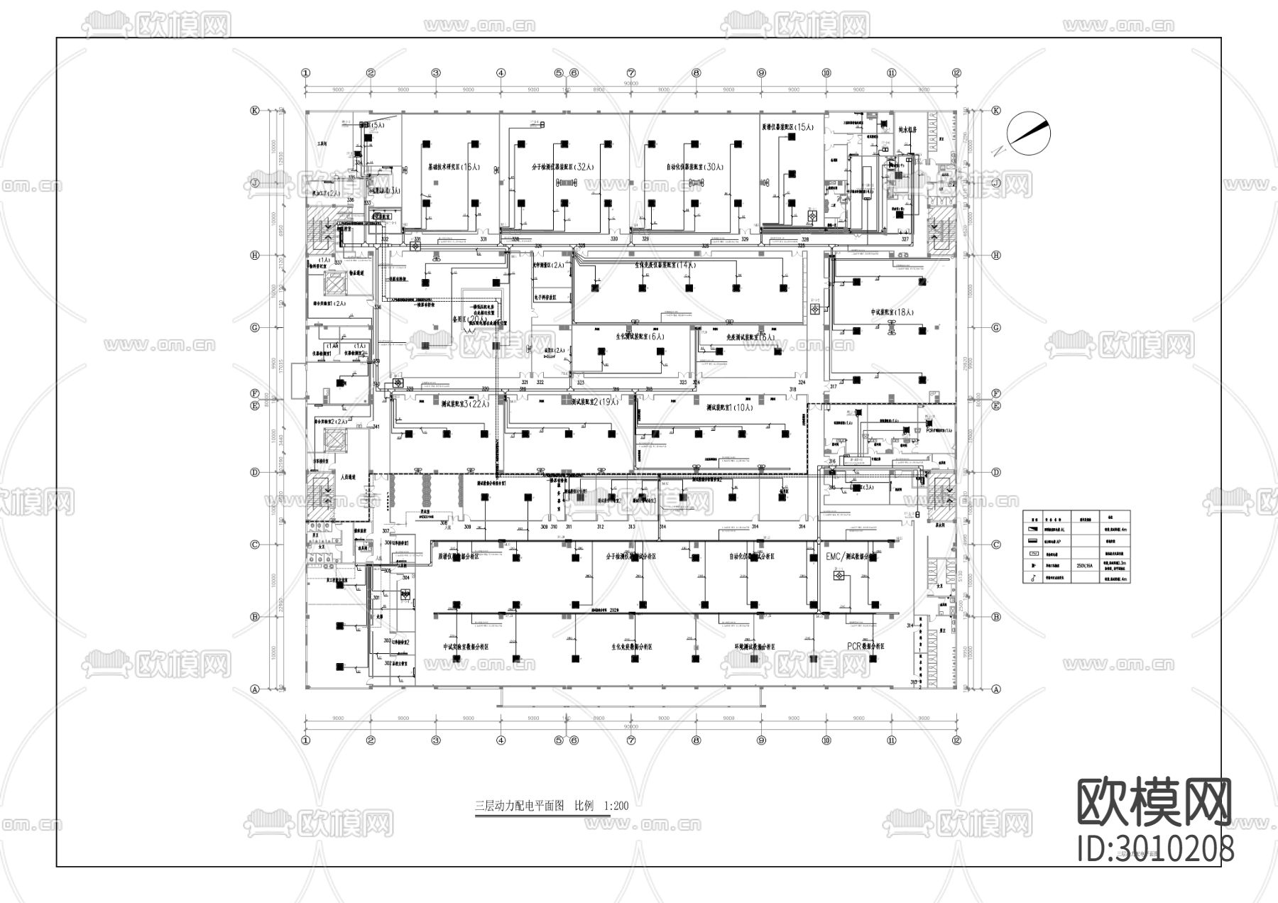 体外诊断仪器设备研发及产业化cad施工图下载（渲染图2）