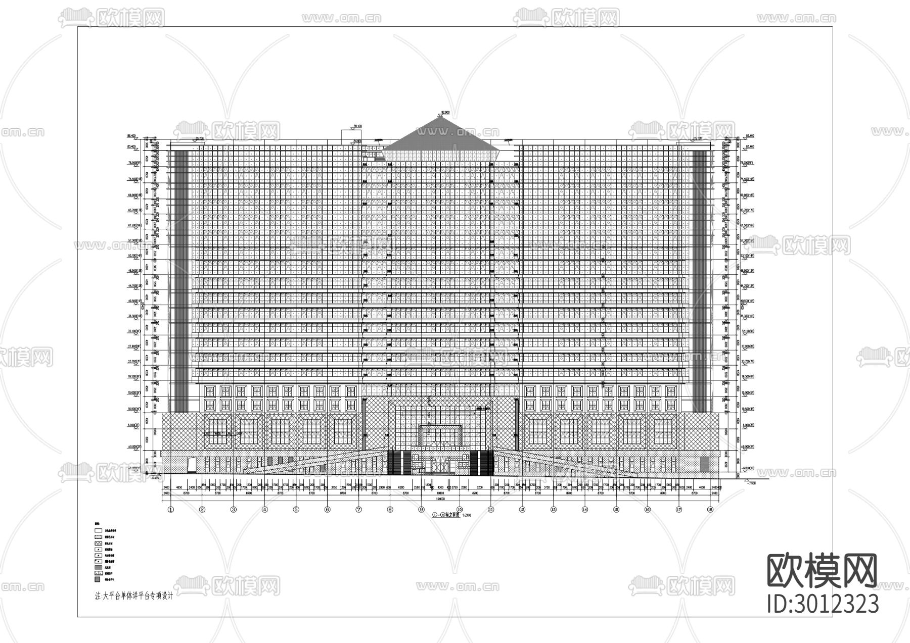 科研及产业化中心cad施工图下载（渲染图8）