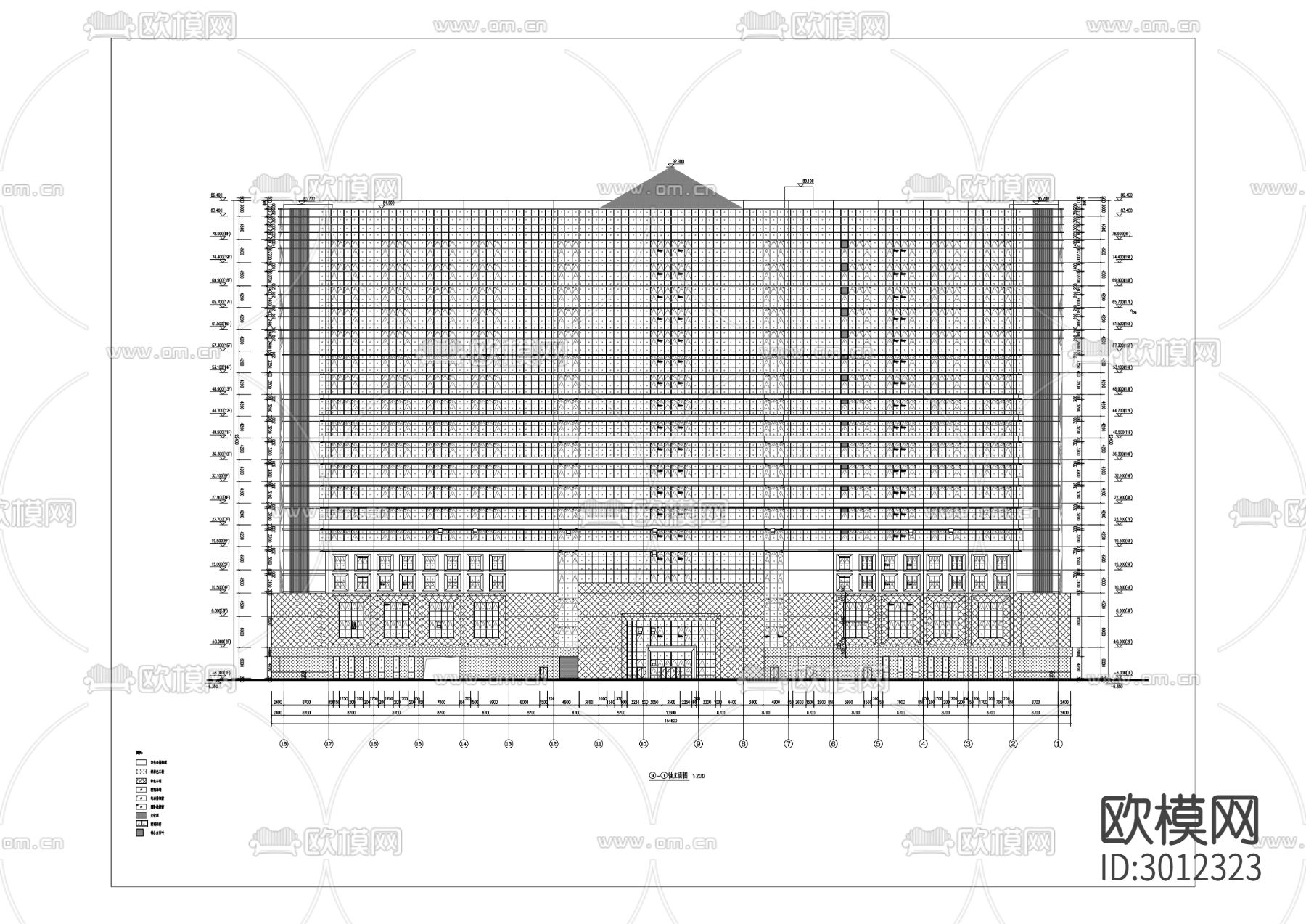 科研及产业化中心cad施工图下载（渲染图9）