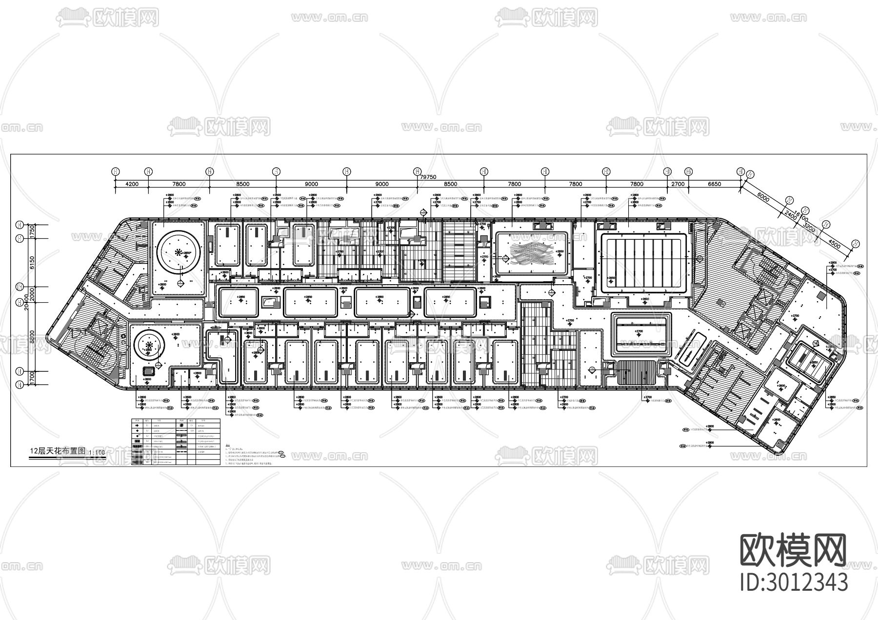业务发展用房装修工程及智能化建设项目cad施工图下载（渲染图3）