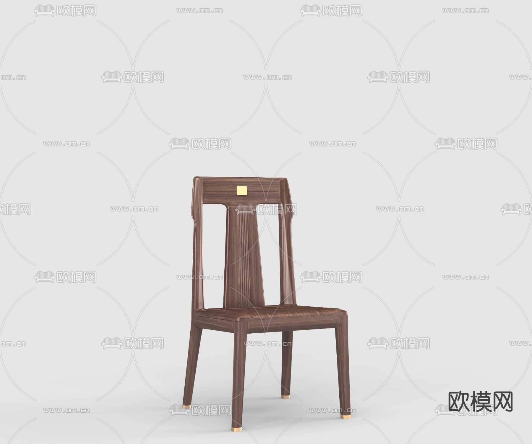 新中式椅子 餐椅3d模型下载