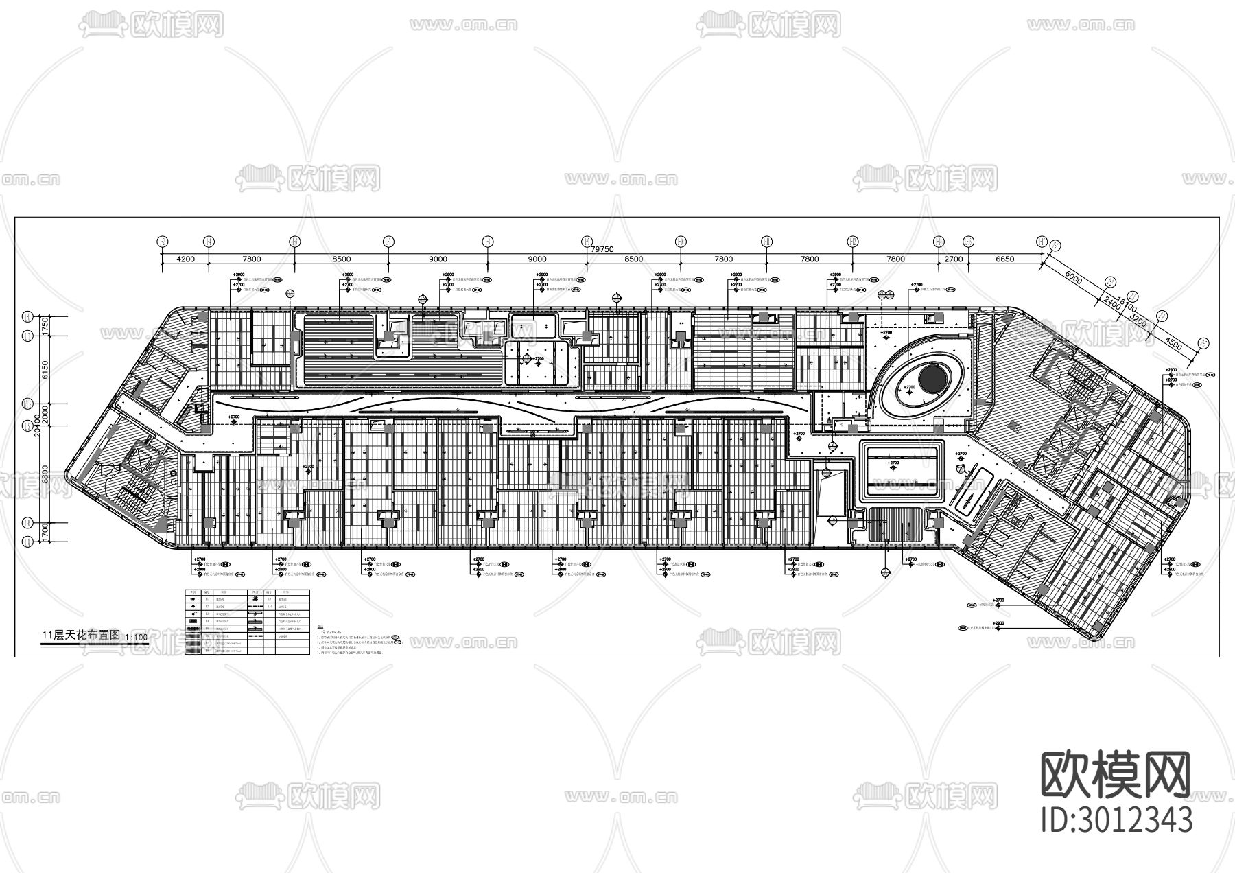 业务发展用房装修工程及智能化建设项目cad施工图下载（渲染图2）