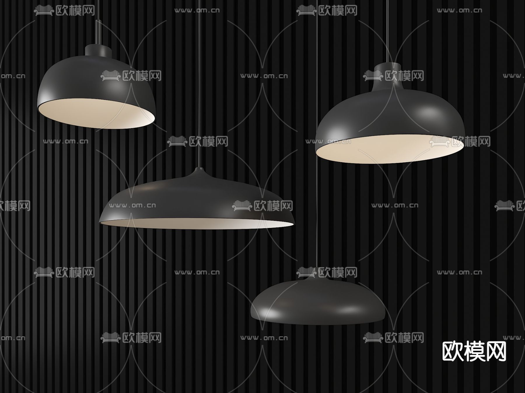 餐厅吊灯3d模型下载