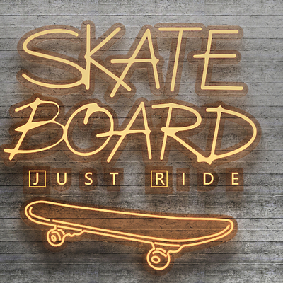  霓虹灯字 英文字 发光字su模型 