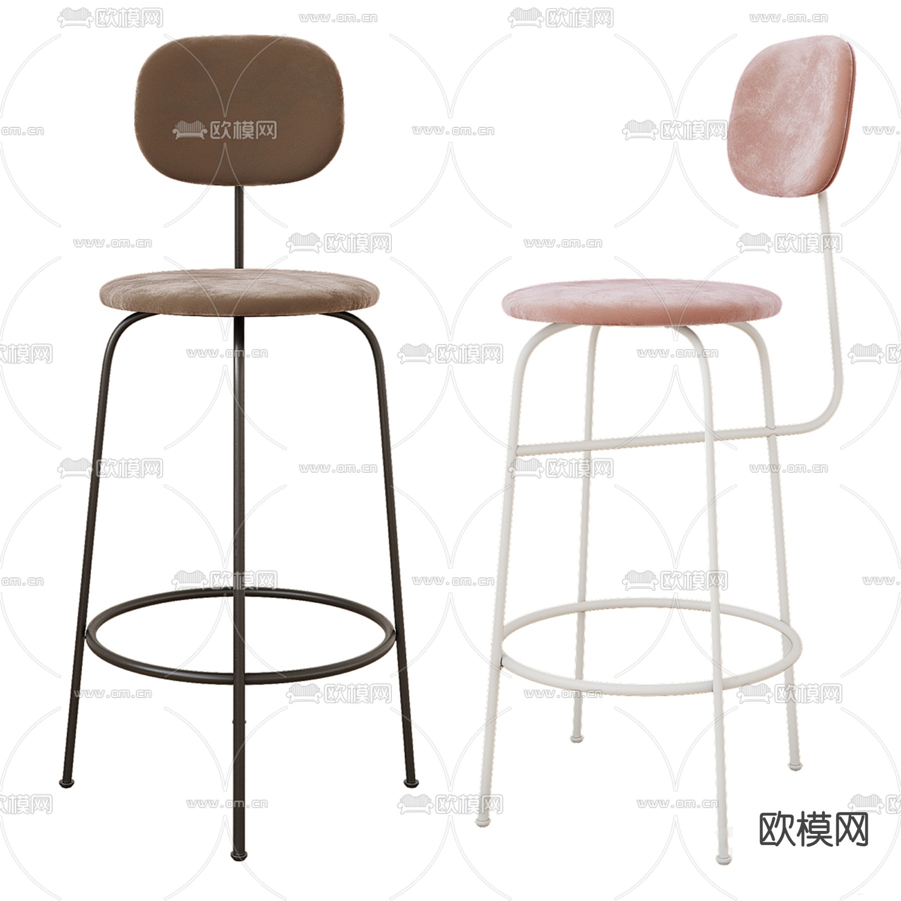 吧椅 吧凳 高脚凳3d模型下载