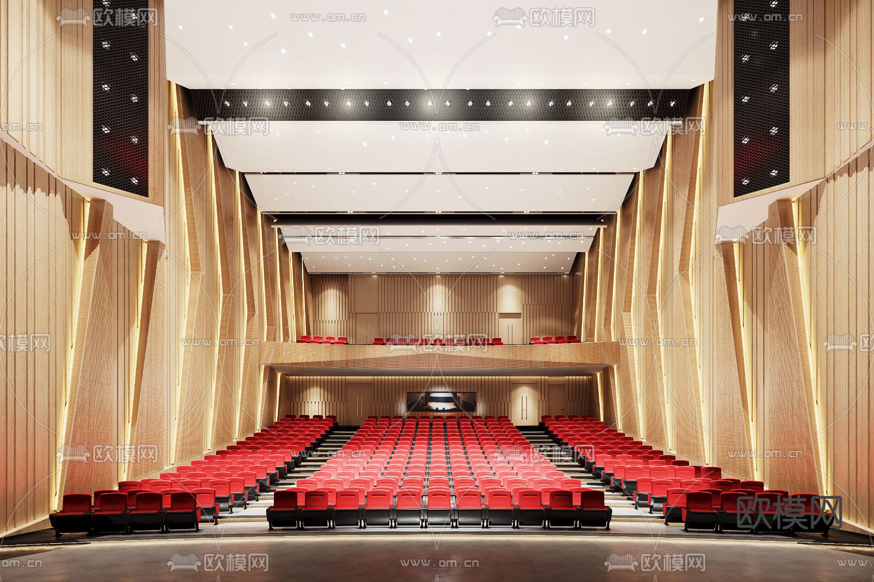 剧院 剧场 演艺厅3d模型下载（渲染图3）