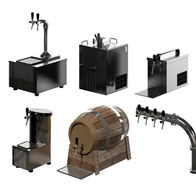  酒桶 酒具su模型 