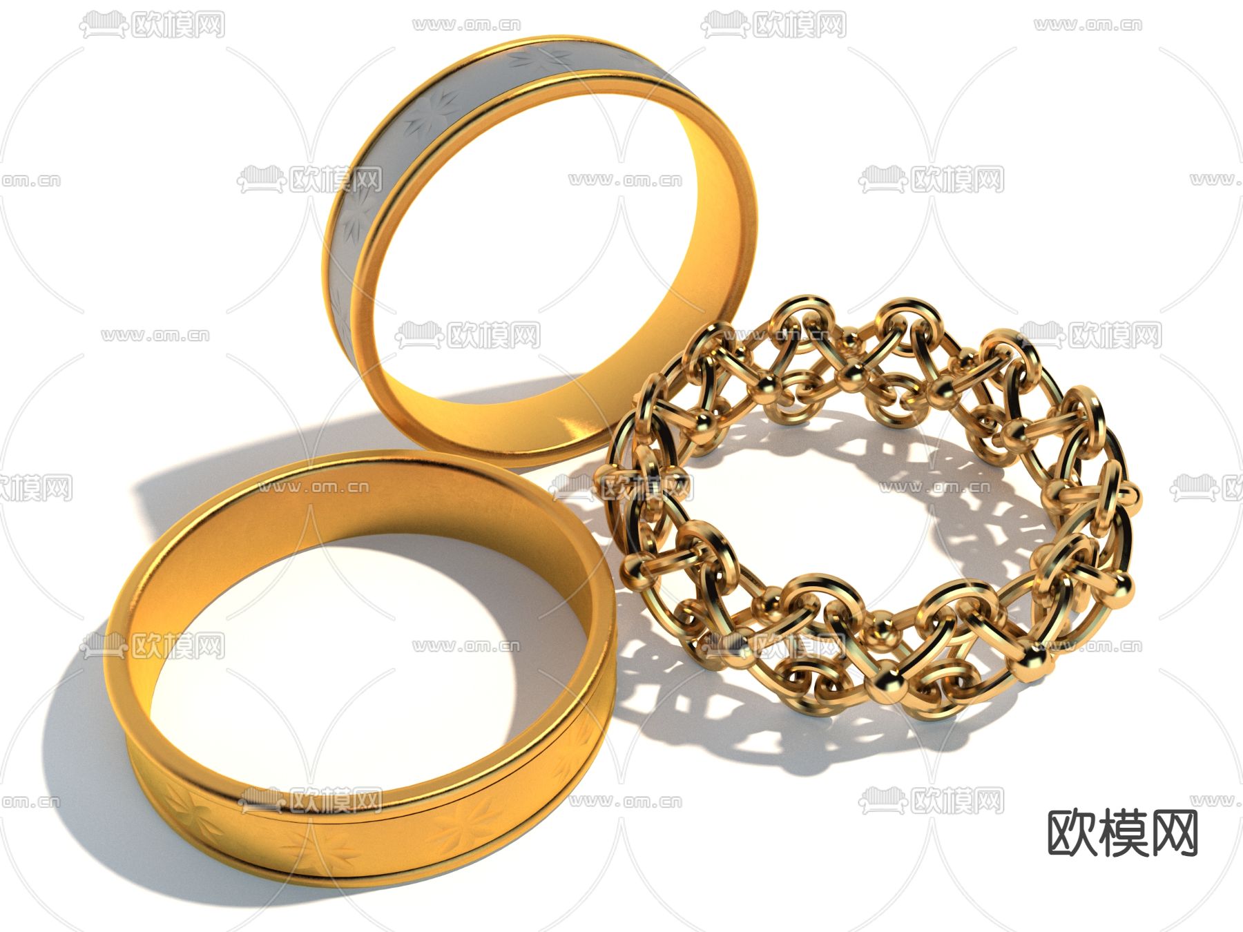 珠宝 首饰 戒指 指环3d模型下载