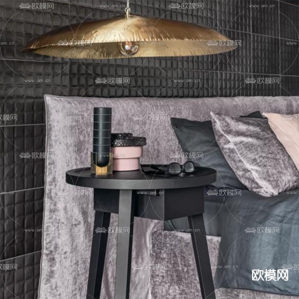 Gervasoni 轻奢吊灯3d模型下载(渲染图3)