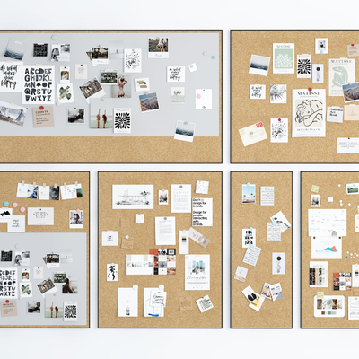  便签板 便利贴 便签su模型 