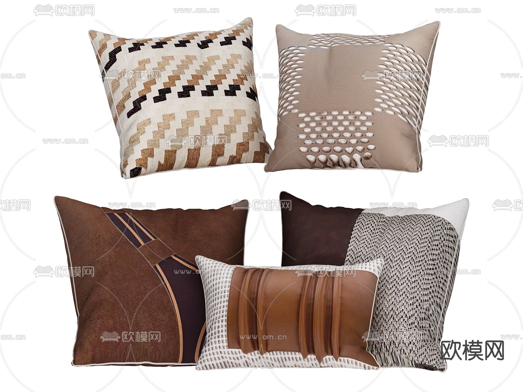 枕头 抱枕 靠枕3d模型下载