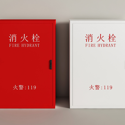  消防栓 消火栓 消防器材su模型 