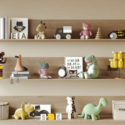  儿童玩具摆件su模型 