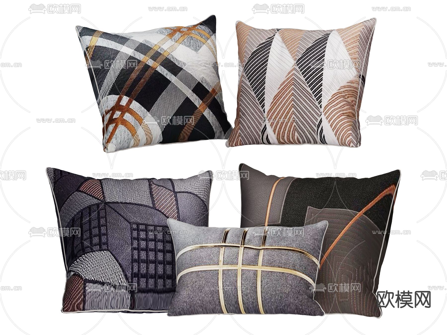 枕头 抱枕 靠枕3d模型下载